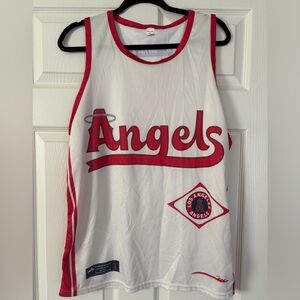 Angels White and Red Jersey